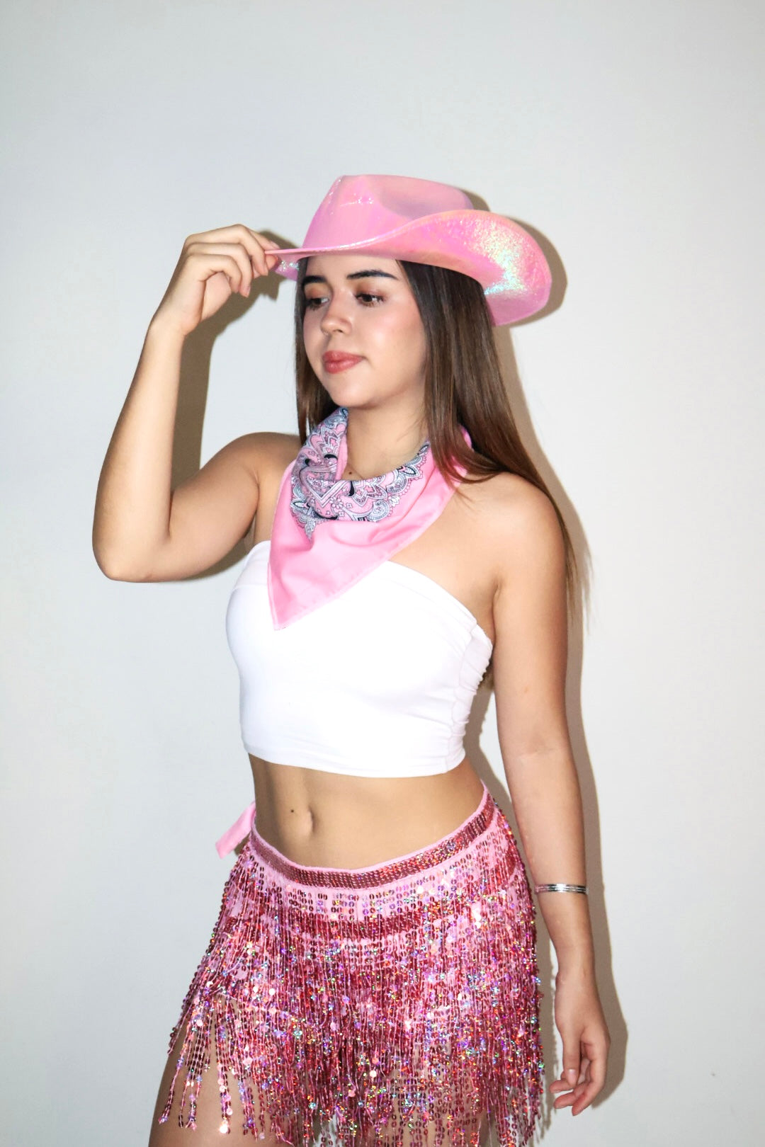 Disfraz de Vaquera Rosa